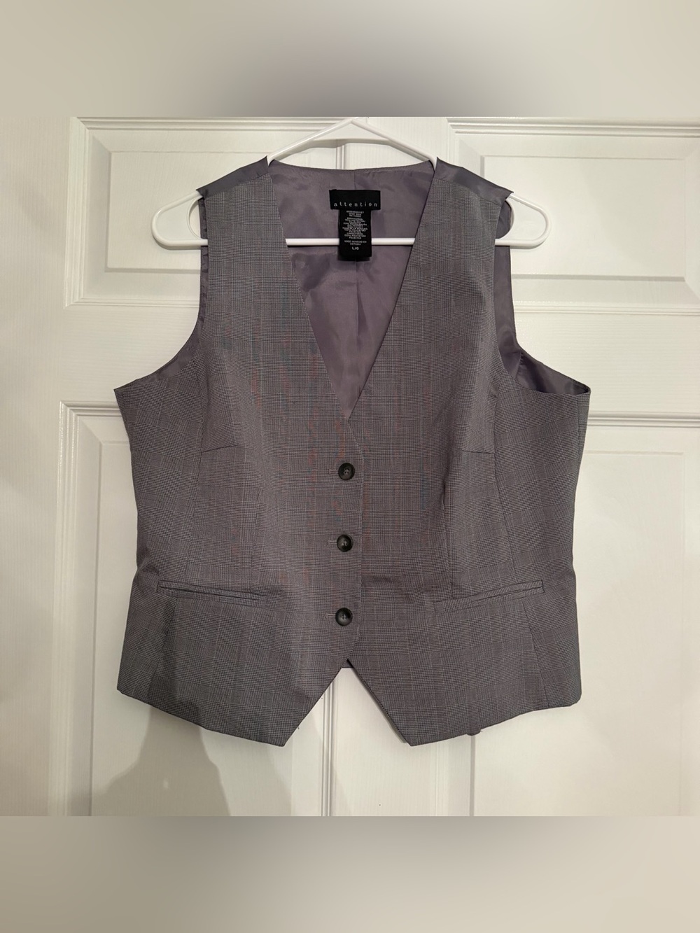 Attention Women’s Gray Tailored Vest